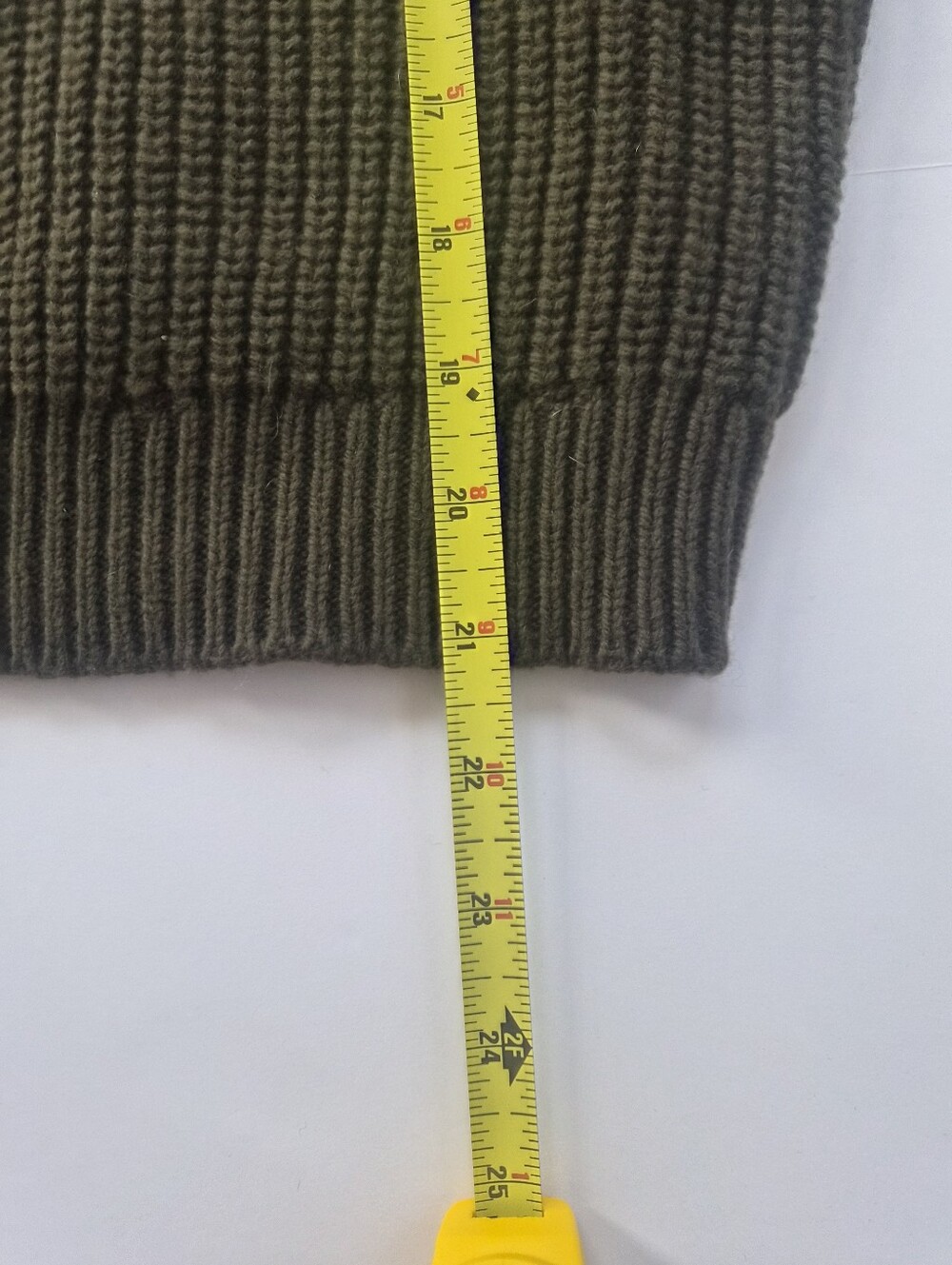 *NWT* [Sezane] Lucas Jumper In Olive Green, Khaki, Size M, Organic Cotton, Italy - Picture 4 of 13